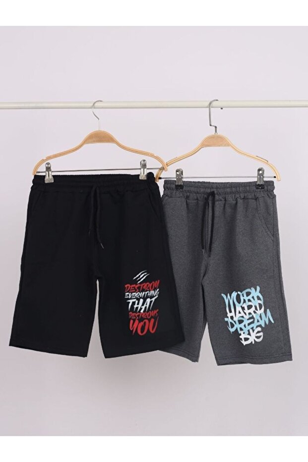 2-Piece Comfortable Fit Waist-Tie Men's Capri – Seasonal 2 Thread Fabric