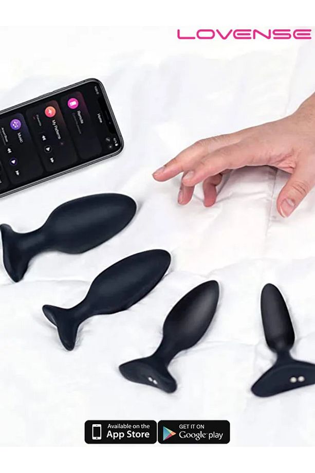 Lovense HUSH 2 Anal Plug 1.5" App Controlled - 2