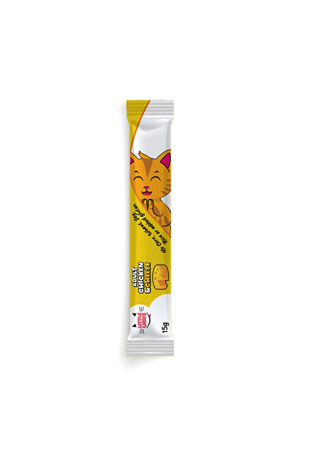 Little Licks Chicken & Cheese Creamy Bisque Treats for Adult Cat 4 x 15g Pack of 12