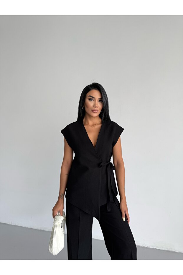 Set vestă de in - 3