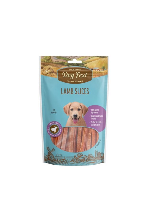 Lamb Slices for Puppies - 90g