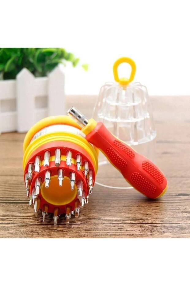 31 Parça Çok Amaçlı Mini Tornavida Seti Çok Kullanışlı Pratik 1 Set - 3