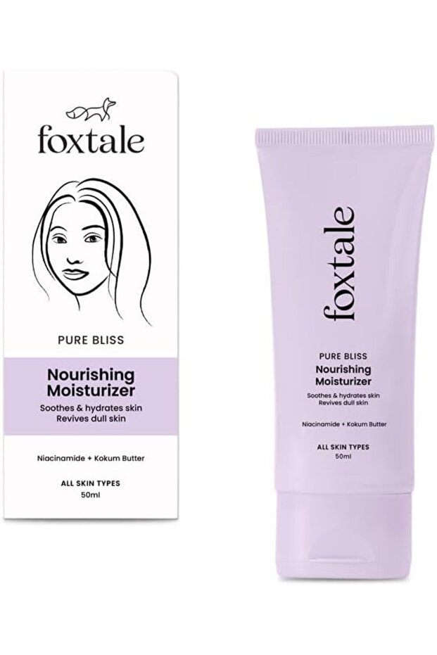 Nourishing Face Moisturizer with Niacinamide for 24 Hr Hydration, Lightweight & Non-Sticky,