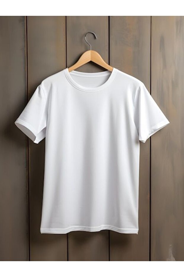 Λευκό μπλουζάκι Crew Neck - 1