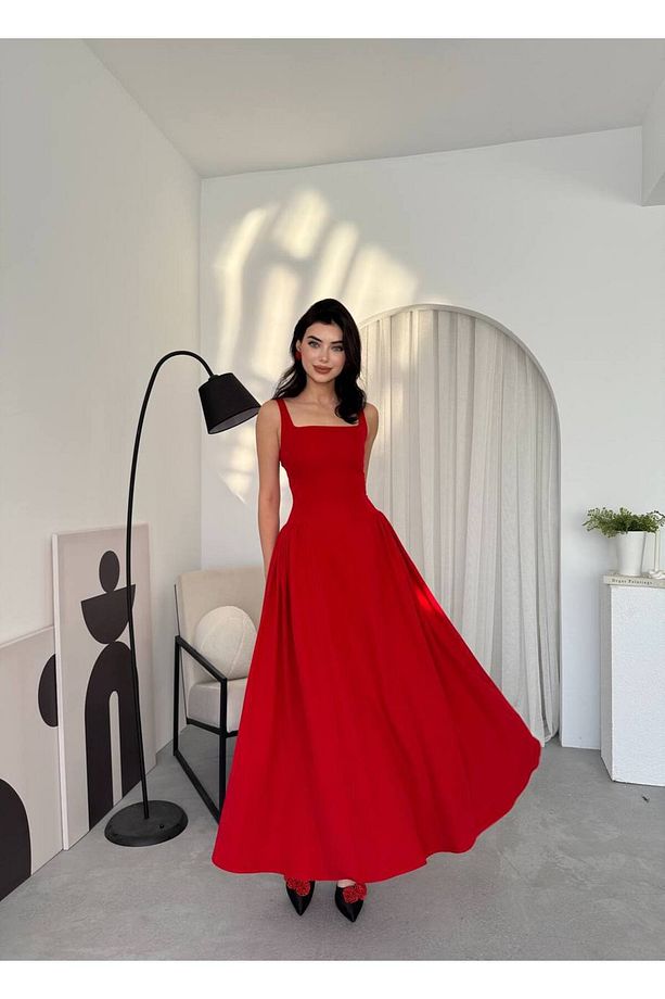CARREL Maxi Kaliteli Elbise - 1