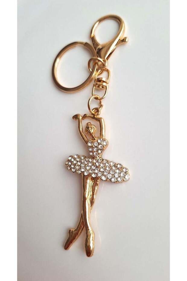 Luxury Gift Zircon Stone Belerin Keychain - Bag Ornament - Bag Charm 12.5 cm