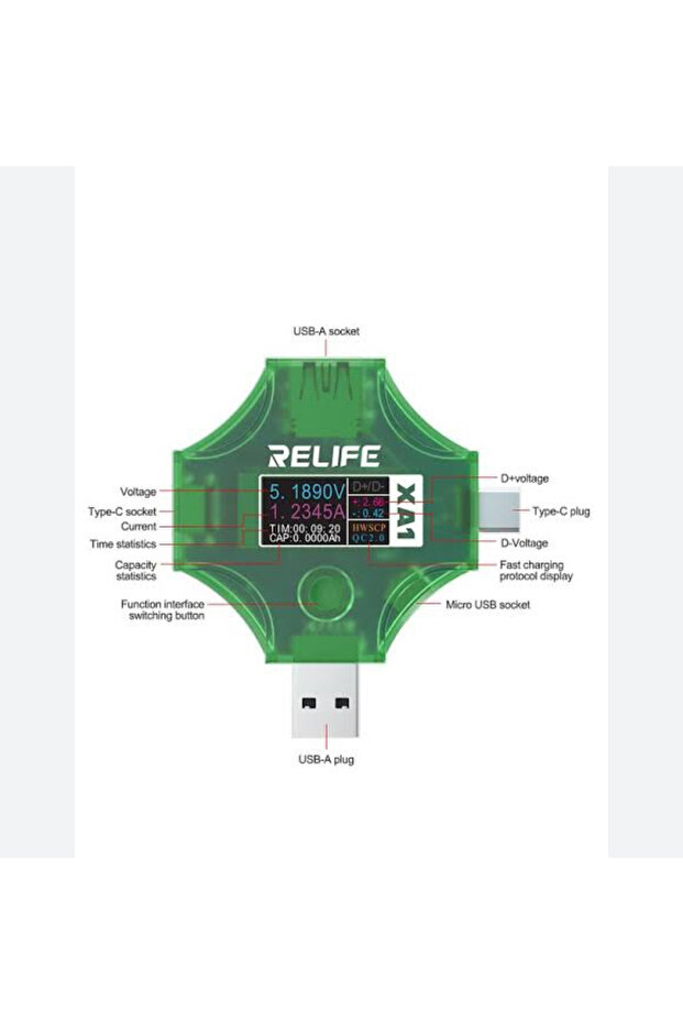 XA1 USB AMPER ÖLÇER - 1