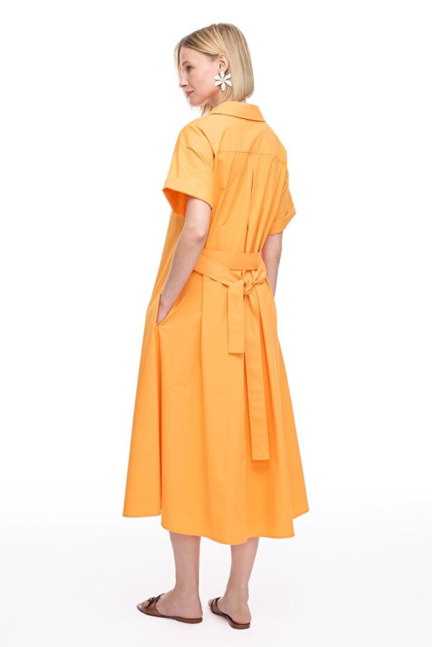 Albas Elbise 3929-Turuncu - 4
