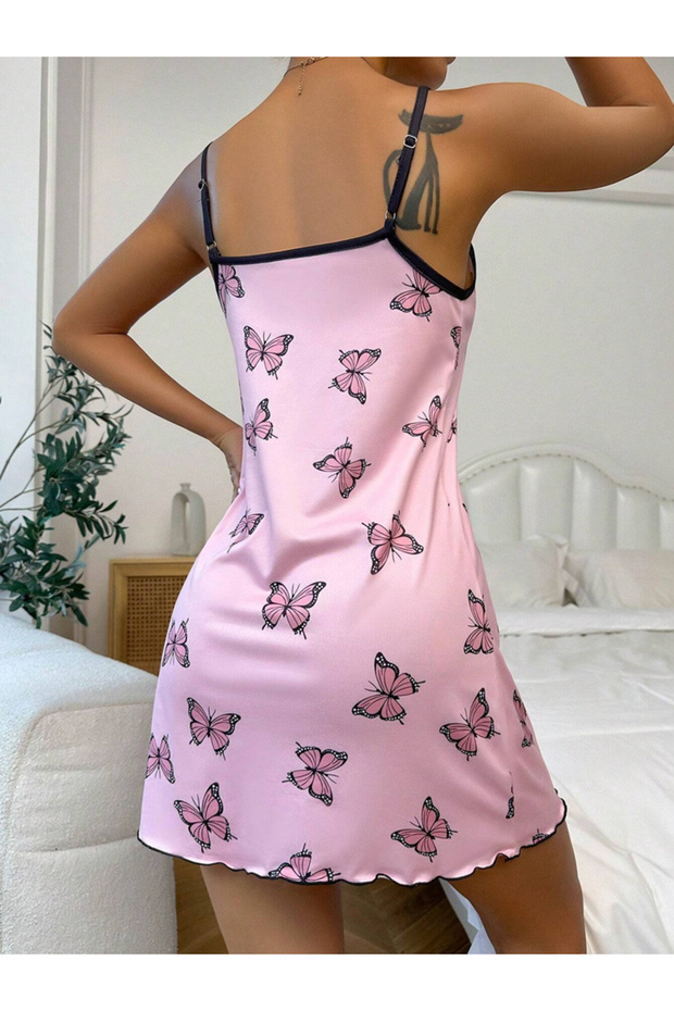 Seksi buz ipek askılı etek - 2