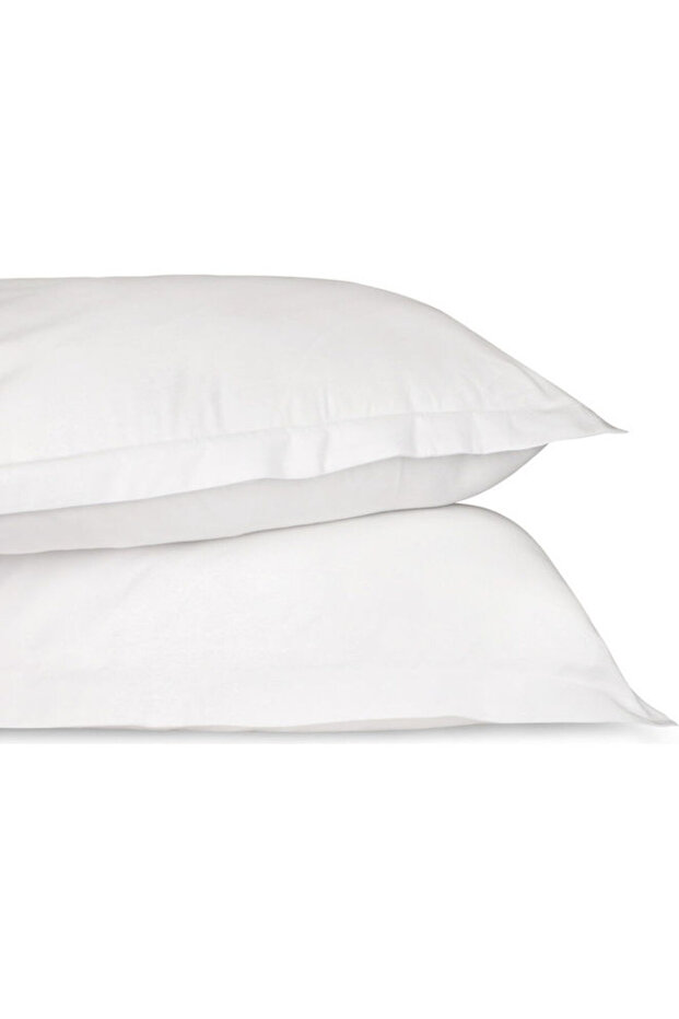 :طقم ملاءات سرير فاخرة سادة من 3 قطع، 500 خيط، 100 قطن غني - 5