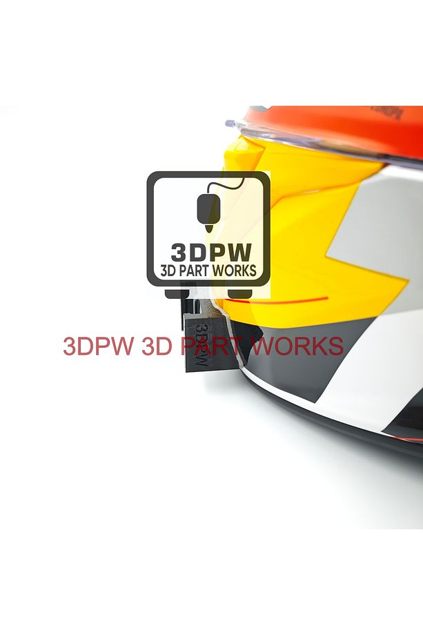 3DPW Mt Helmet Targo/targo Pro Kask Uyumlu Aksiyon Kamera Çene Bağlantı Aparatı Seti Chin Mount - 2