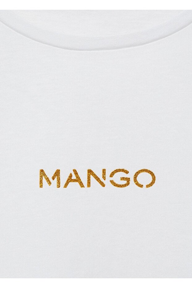 Pamuklu logolu tişört - 5