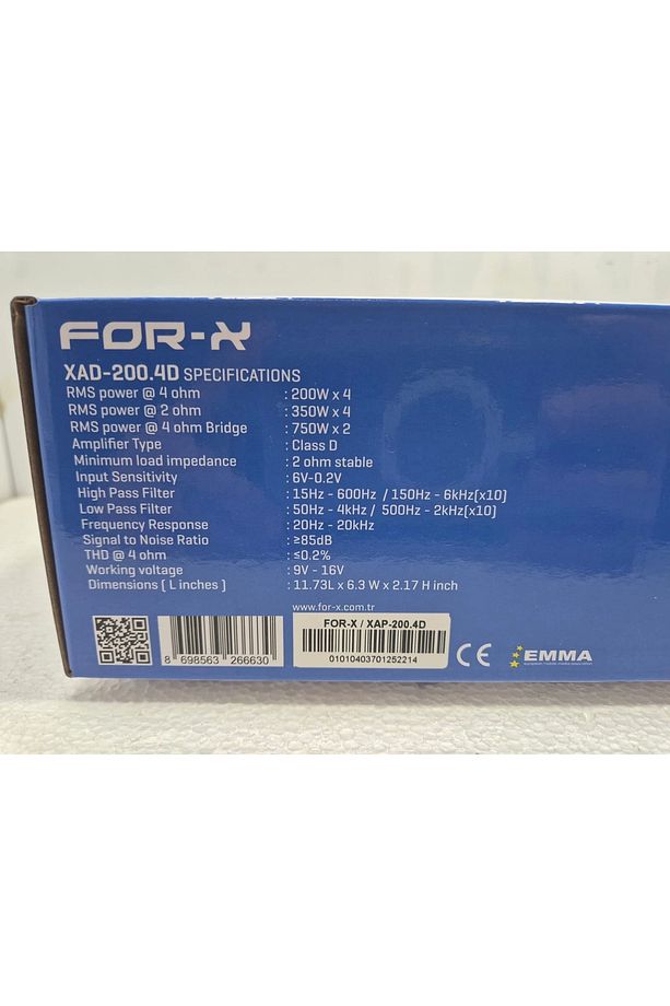 Amfi – 4 X 200 Rms Ses Ve Bass Amfisi – Xap-200.4d Oto Anfi - 5