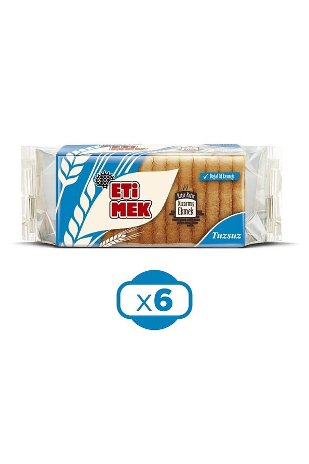 Tuzsuz Etimek Kızarmış Ekmek 148 g x 6 Adet - 1