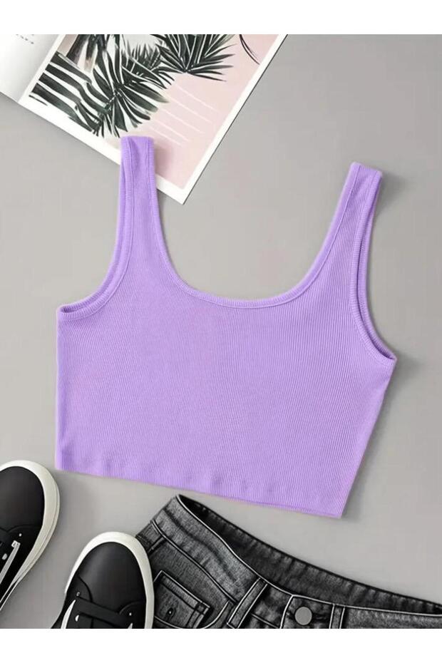 Women's Strappy Square Neck Crop Blouse