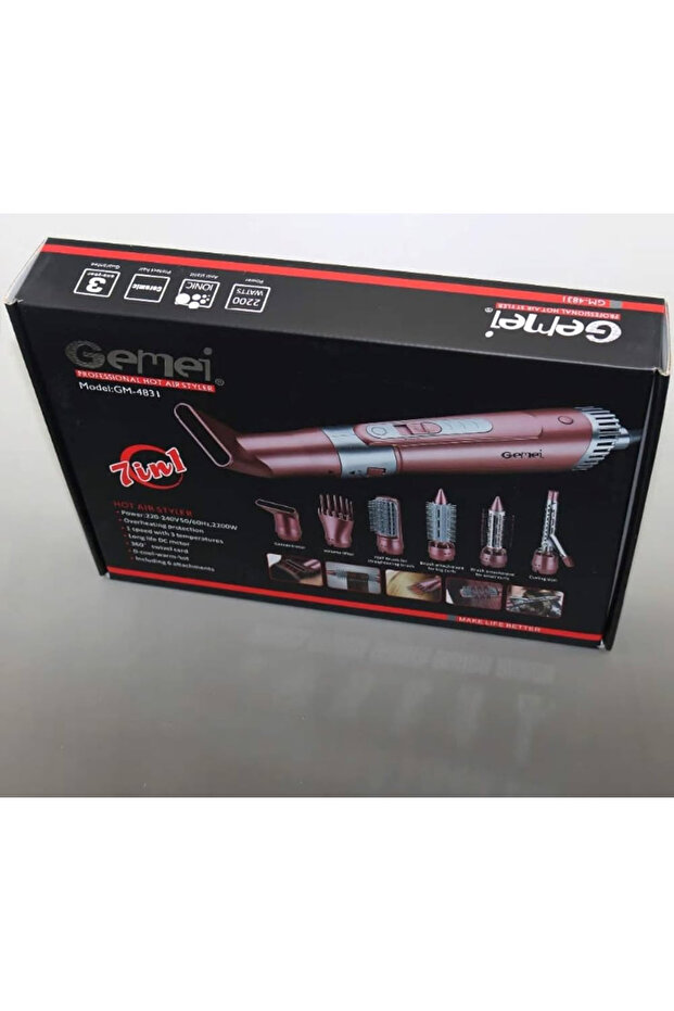 استشوار شعر ٧في ١ 2200w مجفف للشعر