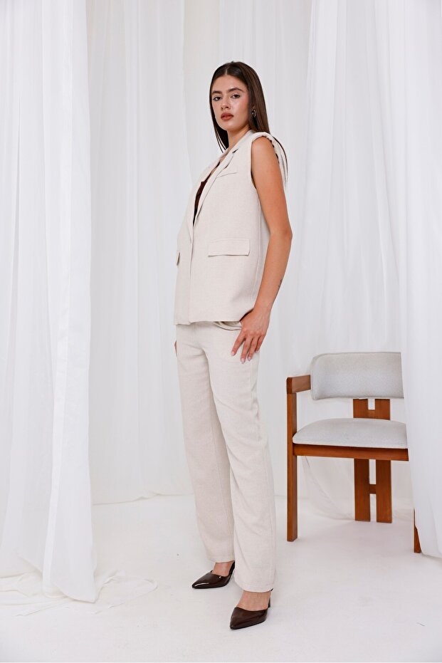 100% Lan Letnji Prsluk Set - 4