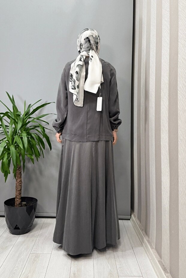 Basic Bluz Gri 37004 - 3