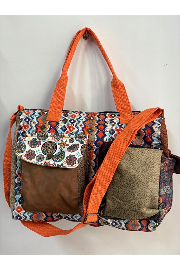 Patchwork Ethnic Authentic Bohemian Shoulder Bag Handbag Daily Use Travel Use Messenger Bag
