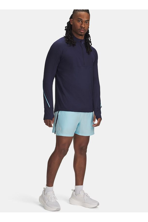1382617-494 UA LAUNCH 5'' SHORTS Fitted Açık Gri Erkek Şort - 3