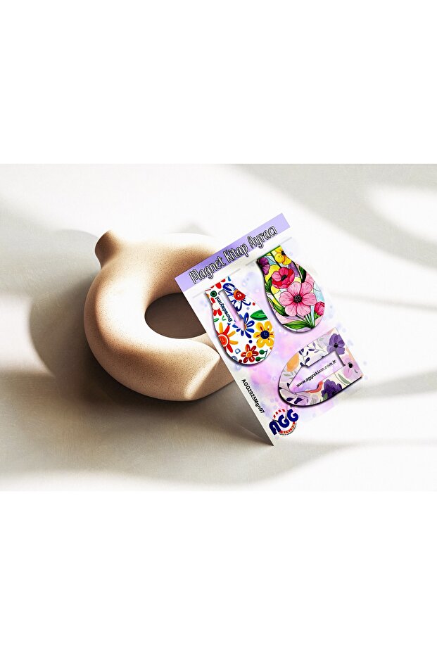 Magnetic Bookmark Flowers Set of 3