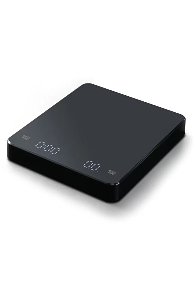 ميزان قهوة رقمي مع مؤقت - تصميم ( 3 ) - أسود - 1