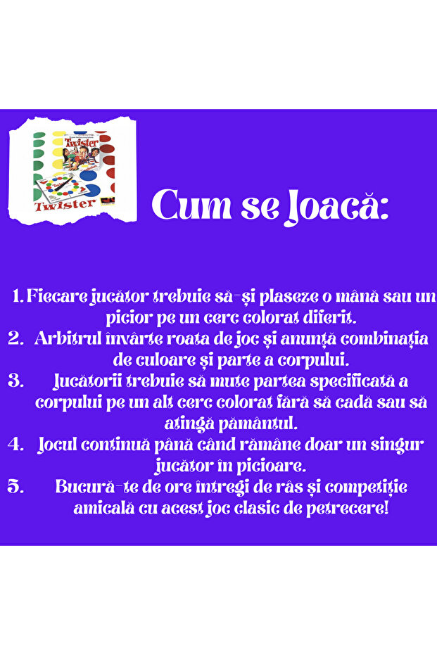 Twister Game Set, Original Version Game - 3