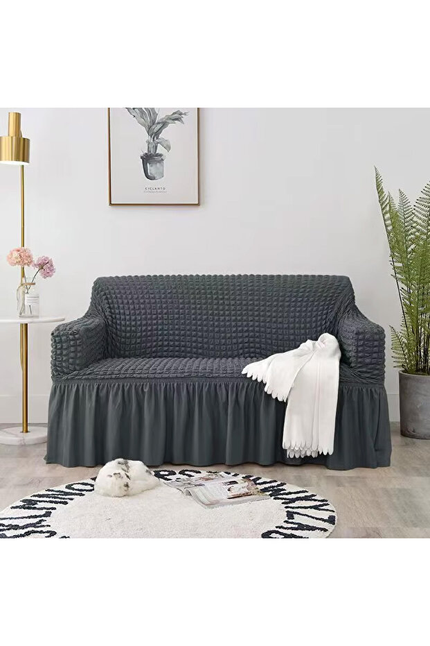 غطاء أريكة مزدوج المقعد – قابل للتمدد - 1