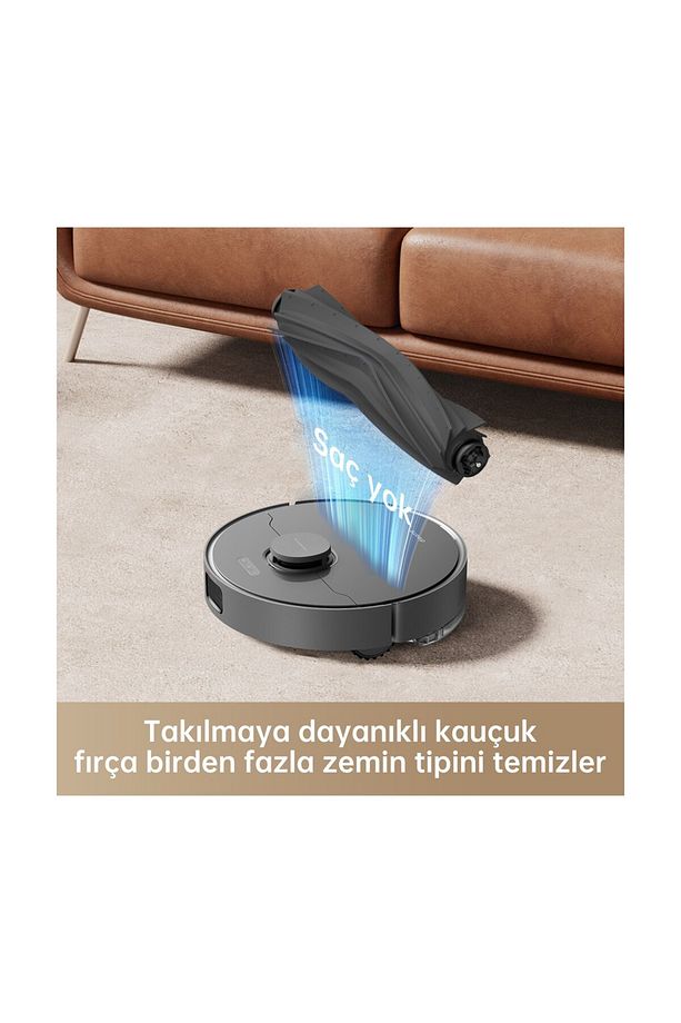 DreameZ 5000 PA En Hızlı Bot D10S Plus Çöp İstasyonlu Akıllı Robot Süpürge , HEPA 13 - 8