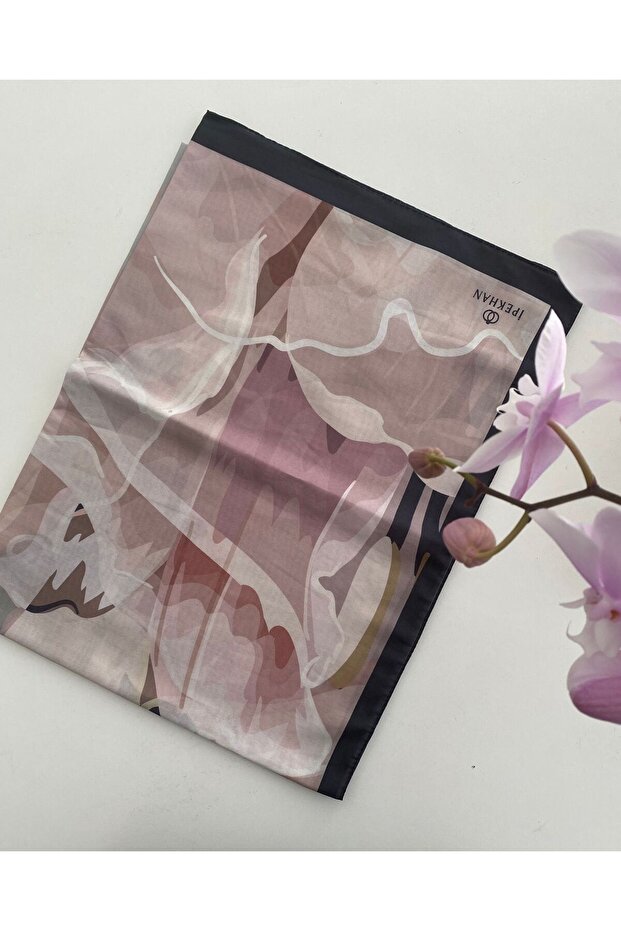 شال قطني رقيق بنمط قوس قزح - 1