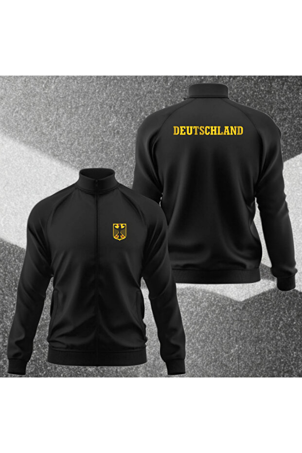 Germany Deutschlan Arma Logo Submersible Fabric Tracksuit Top