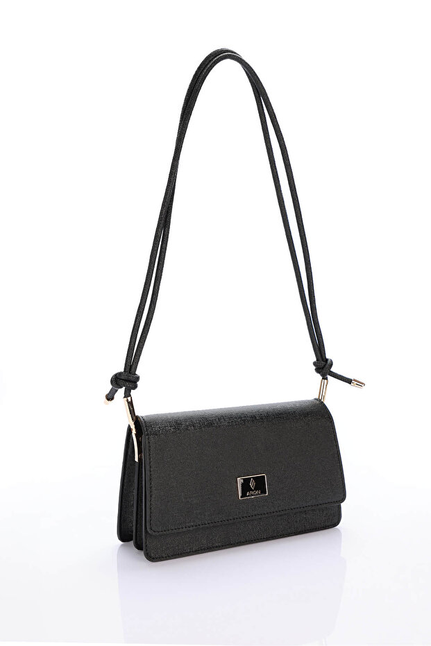 siyah baget çanta - 1