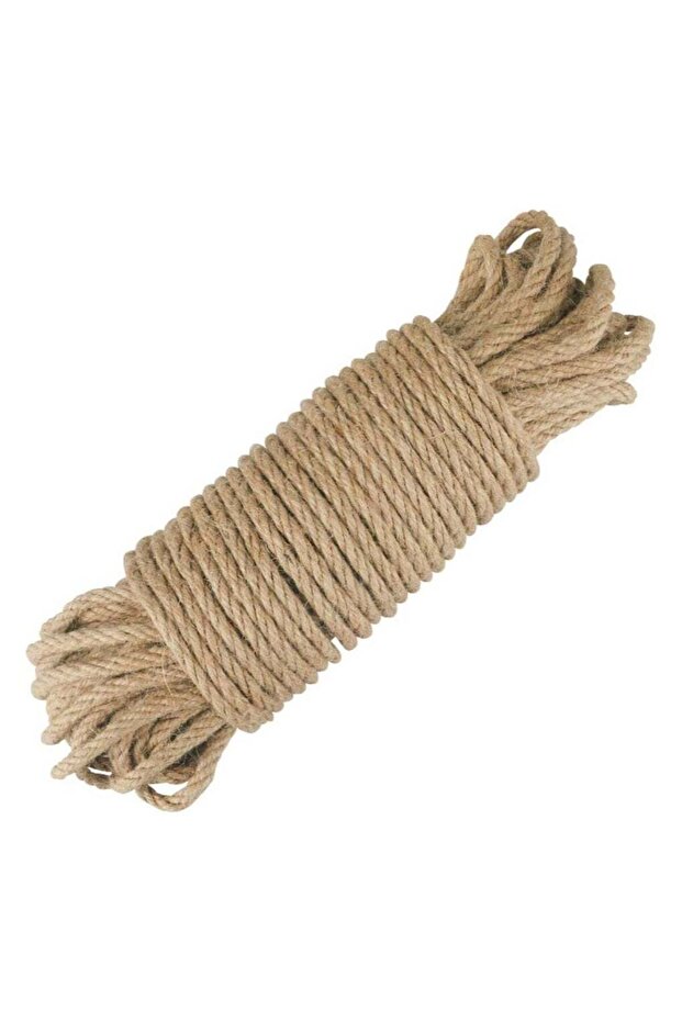 Jute Rope - 10m Natural 6mm Thickness