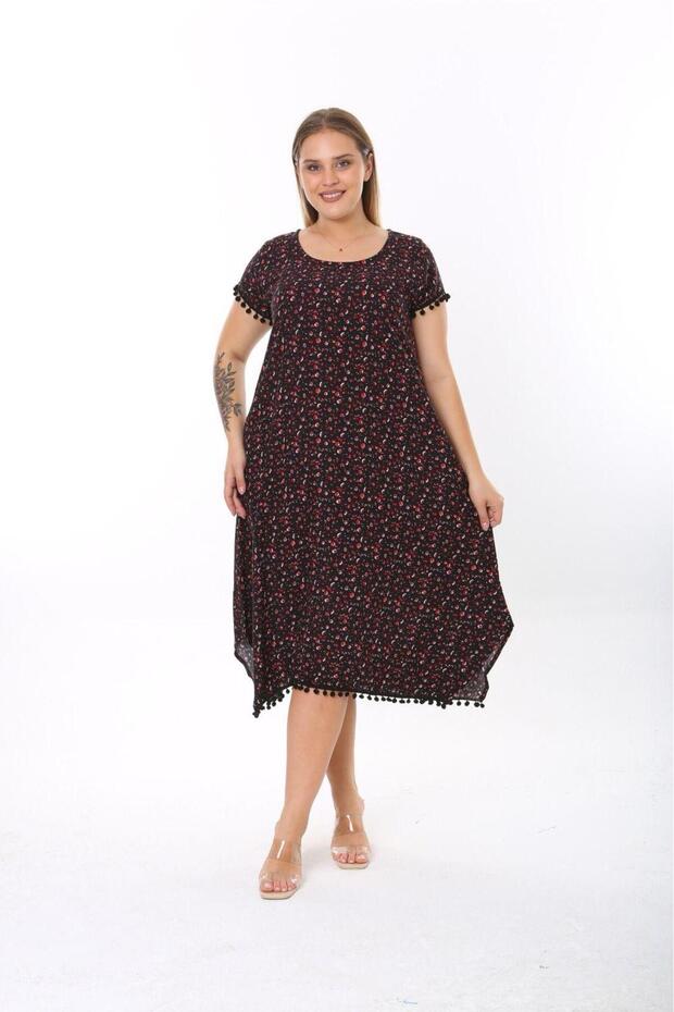 Citrus Flower Patterned Dress