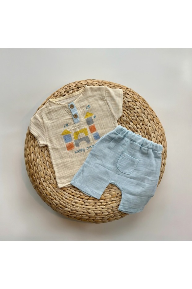 Muslin Baby Boy Set