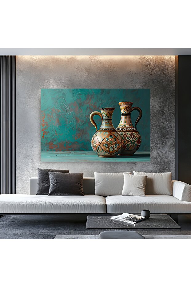OTANTİK VAZO KANVAS TABLO - 2