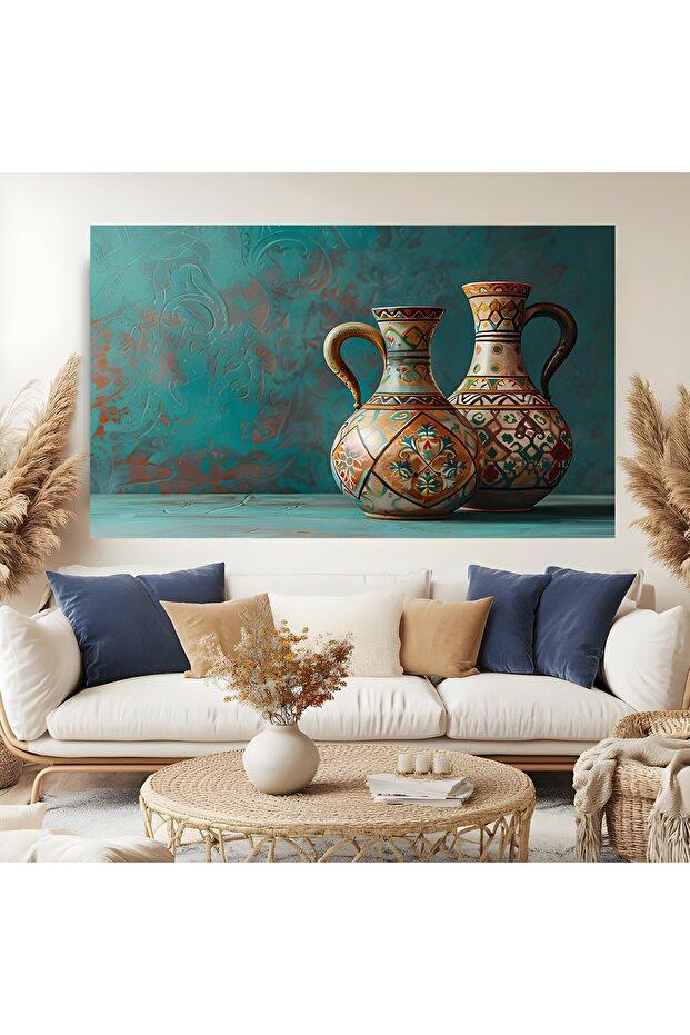OTANTİK VAZO KANVAS TABLO - 1