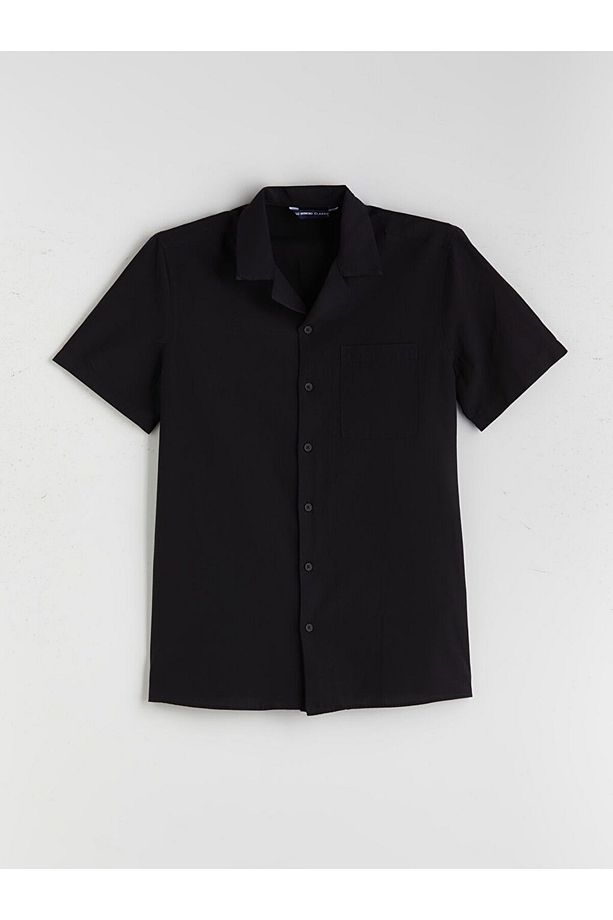 LCWAIKIKI Classic Regular Fit Modal Karışımlı Erkek Gömlek - 1