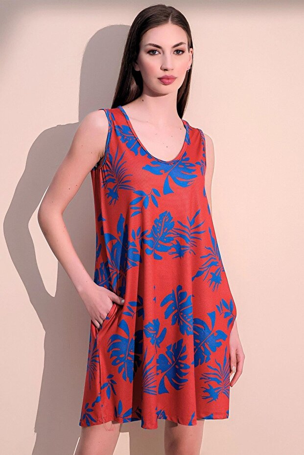 Women's Loose Summer Dress - 700-2893