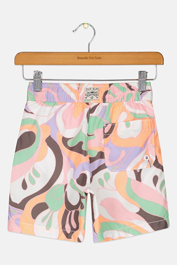 شورت أساسي مطبوع بالكامل للأولاد، متعدد الألوان - 2