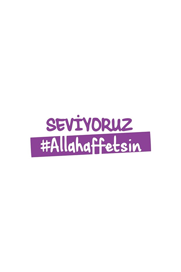 We Love God Forgive Car Sticker 17X17 cm Purple