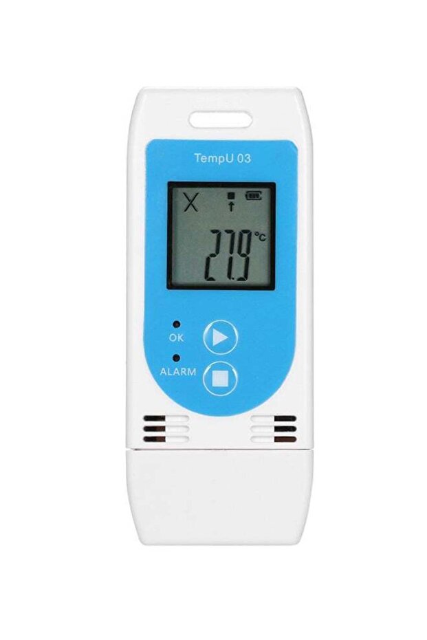 Reusable USB Temperature Humidity Data Logger White 15.2cm - 1