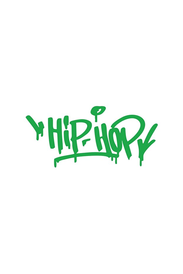 Graffiti Hiphop Car Sticker 17X17 cm Green