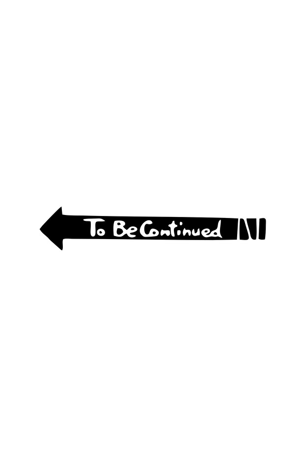 To Be Contiuned Car Sticker 17X17 cm Black