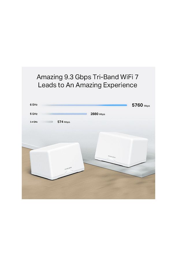 Halo H47BE(2-Pack), BE9300, 3x 2.5Gbps Portu, 550 m²'ye Kadar Kapsama, Wi-Fi 7 Mesh Sistemi - 4