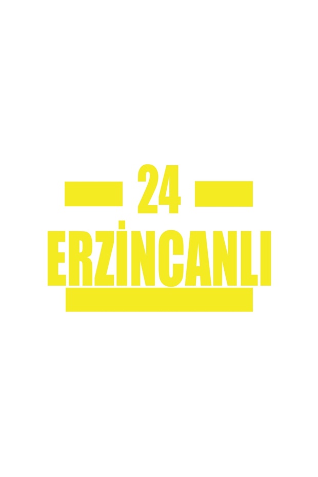 24 Erzinchanli Car Sticker 17X17 cm Yellow