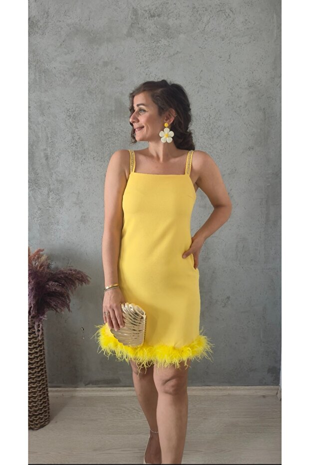 Kısa Otriş Elbise - 1