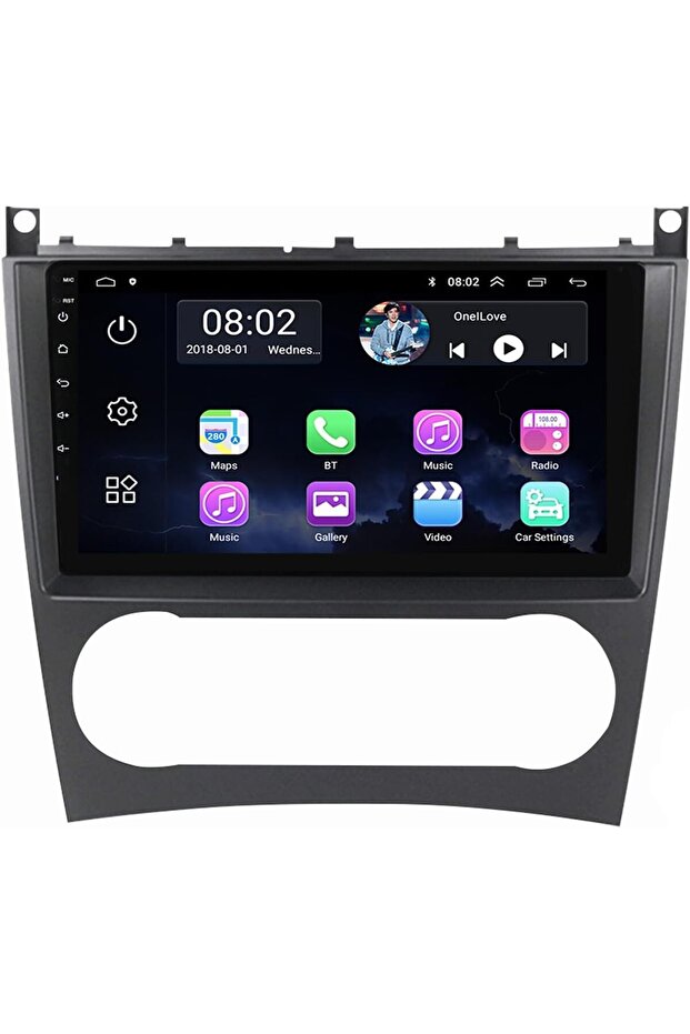 Android Car Stereo for Mercedes Benz C-Class W203 W209 C180 C200 Cl203 C209 A209 2004-2011 2+32Gb