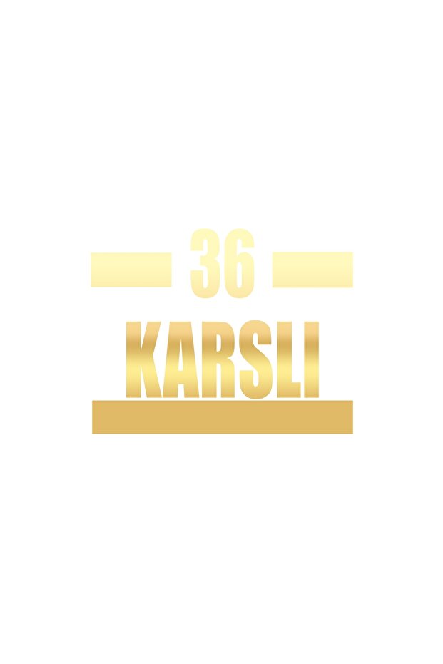 36 Car Sticker 17X17 cm Gold