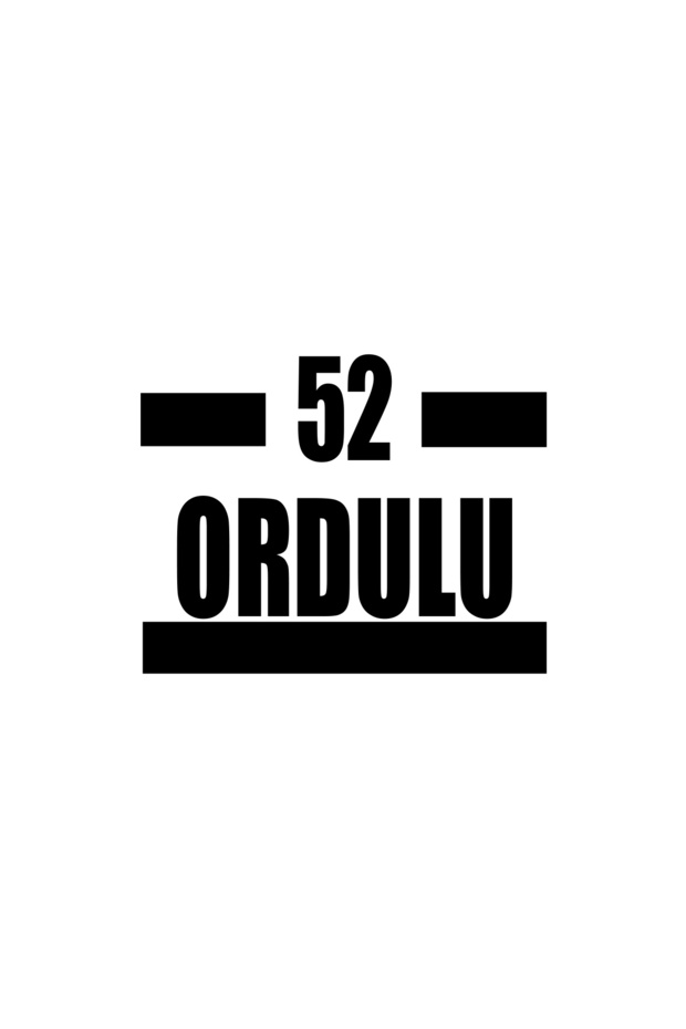 52 ملصق سيارة عسكري مقاس 17x17 سم أسود